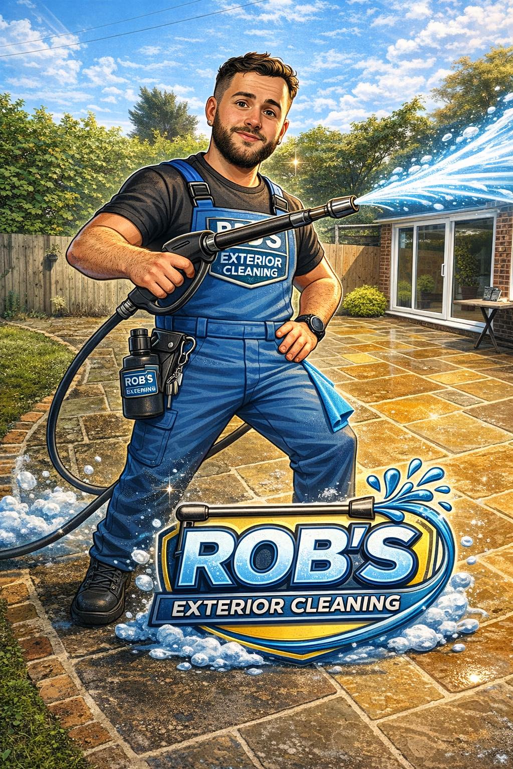 Rob's Exterior Cleaning Team